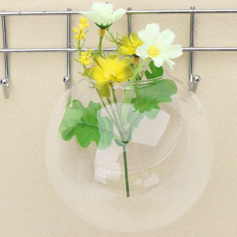 Plants Holder Wall Mounted Vase Fish Tank Flower Arrangement Bottle Unique Flower Pot  Living Room