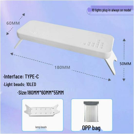 Портативная мощная УФ-лампа для сушки ногтей - Быстрая сушка, носимая и настраиваемая
