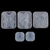 Butterfly Nail Display Stand, DIY Silicone Mold, 3D Carving Stamping Plates, Tip Holder, Practice Stand, False Nails Tips