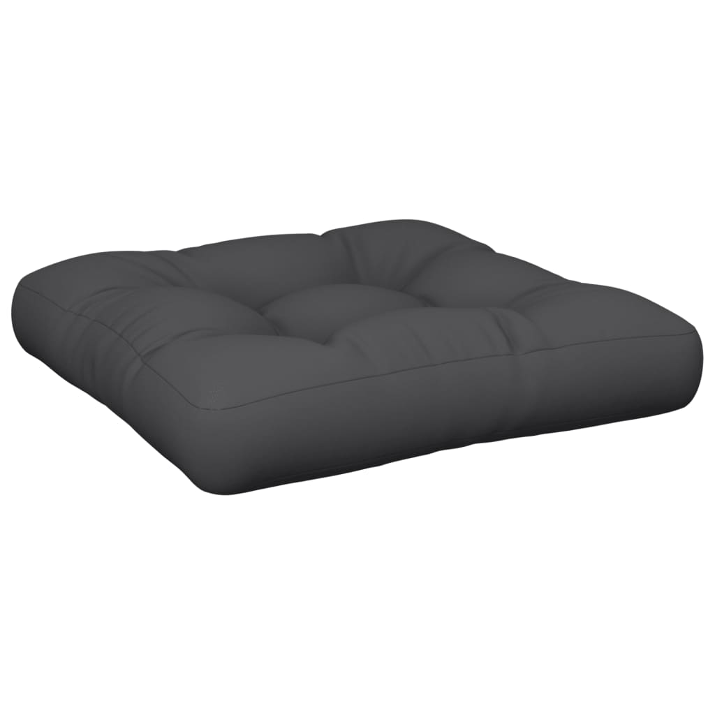 Vidaxl Poduszka Na Paletę, Czarna, 58X58X10 Cm, Tkanina