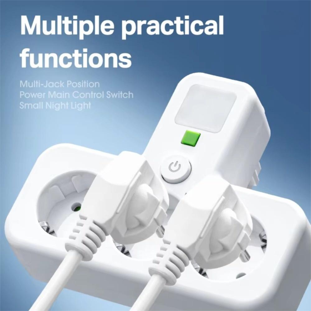 Настенная розетка с несколькими выходами Электрическая розетка Портативный удлинитель Для дома