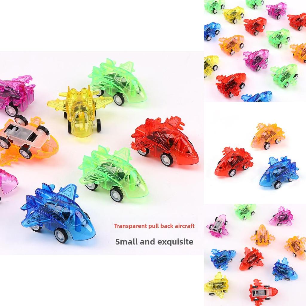 Детский прозрачный выдвижной игрушечный самолет для развития координации рук и глаз для детей и родительского веселья