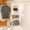 Органайзер для сумки 6 карманов Подвесной в шкаф Гардероб Серый Водонепроницаемый Хранение Дверь Стена Прозрачный Разное