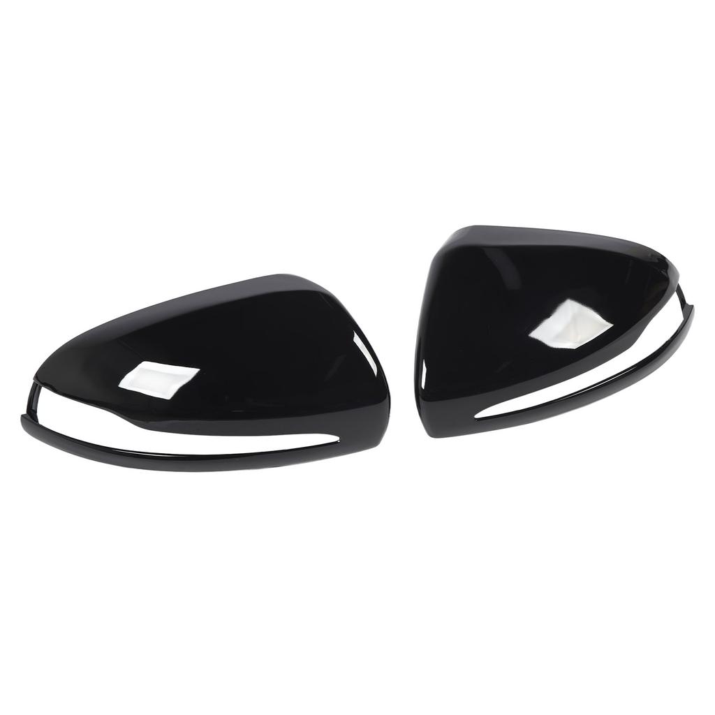 1pair Rearview Mirror Left Right Side Wing Mirror Cover Replacement for C‑Class W205 2014 to 2021 LHD
