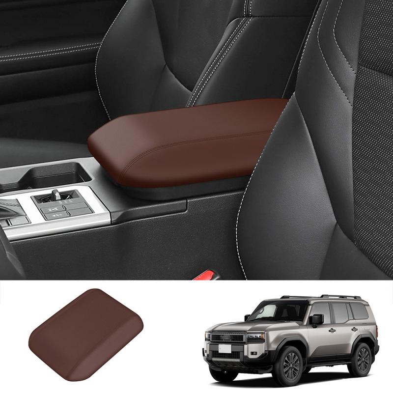 Для Toyota Land Cruiser 250 Prado LC250 2024 2025 ABS кожаная Накладка на крышку подлокотника центральной консоли Защита от царапин Аксессуары
