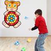 Animal Dart Board for Kids Safe Sticky Ball Indoor Outdoor Fun Coordination Concentration Game Family Party Toy Gift
