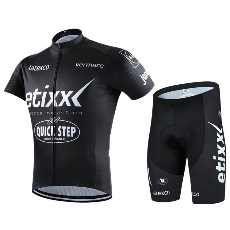 Short-sleeved cycling suit men's summer breathable perspiration bicycle bicycle mountain bike cycling equipment quick drying