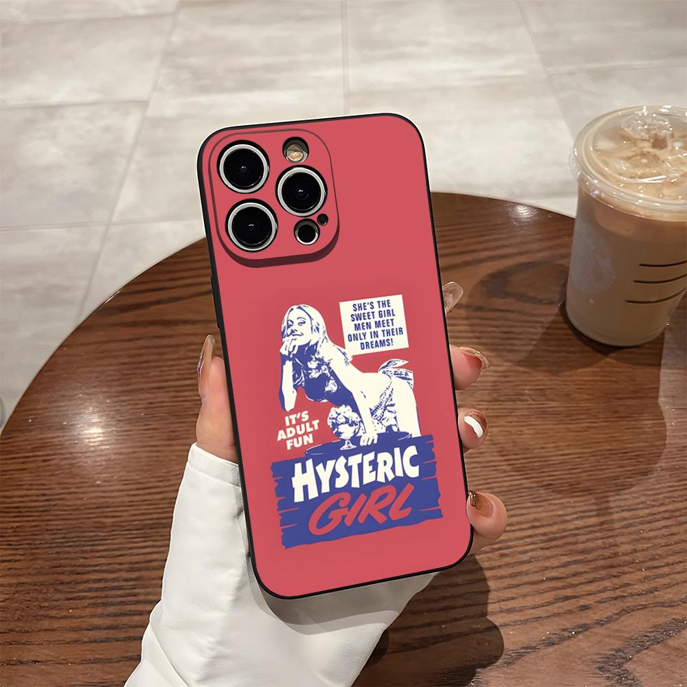 Чехол для телефона H-Hysteric Glamour Girl Для 17 Pro Max Iphone 14 Pro Max 12 16 15 13 Pro 11 Xr X Xs 8 7 Plus Задняя крышка