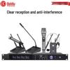 HuiDu HD-X4 Профессиональная 4-канальная беспроводная микрофонная система (Китайская версия)