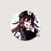 Значок аниме-игры Genshin Impact размером 32/44/58 мм, круглая брошь ручной работы Hu Tao, сувенир на одежду, мягкая пуговица, декоративная булавка на лацкан шляпы, подарок