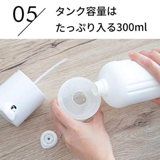 Qurra Soap Hand Auto Large Selectable Battery 3R Single Item Non-Contact Dispenser, Automatic, Foaming, Soap, Sensor, Capacity, 300ml, 2-Step Mode,