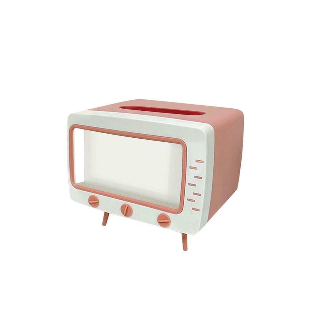 Творческий DIY Tissue Box Многофункциональный держатель для телефона Многофункциональный ящик для ТВ-приставки Украшение