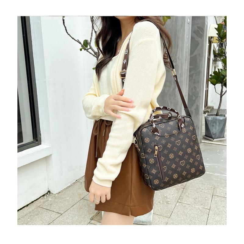 Korean Version Advanced Sense Bucket Bag Classic Handbag Women's Large Capacity Single Shoulder Crossbody Bag