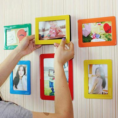 Мини-прямоугольник магнитный магнит на холодильник картина фоторамка DIY Декор