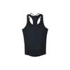 Nike Yoga Dri-FIT Luxe Ribbed Breathable Solid Color Wide Lace Tank Top Women Tops Black DM7005-010