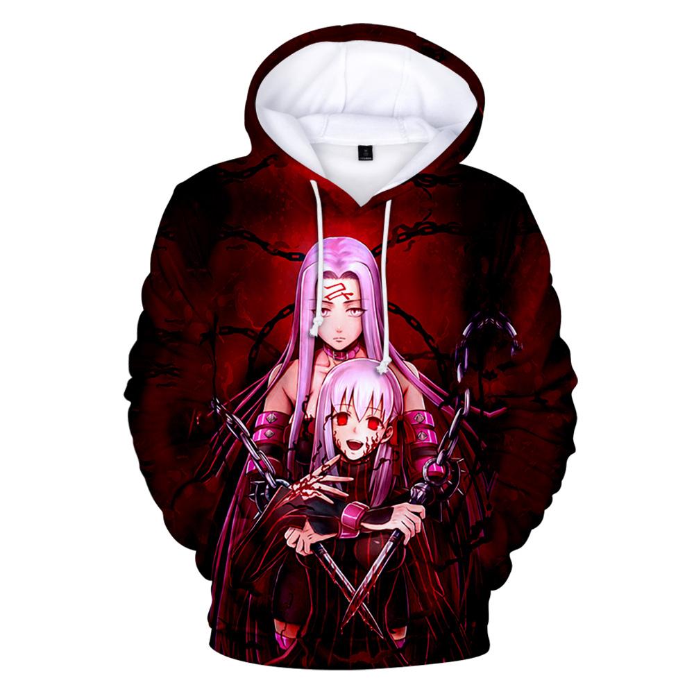 Fate Stay Night 3D Print Hoodies Men Women Casual Fashion Sweatshirt Hoodie Anime Harajuku Streetwear Pullover Hip Hop Tops Coat
