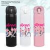 Stainless Steel Bouncing Thermos Cup KPOP Demon Hunter Girl Water Cup Shaga Male Ghost Sports Cup Car