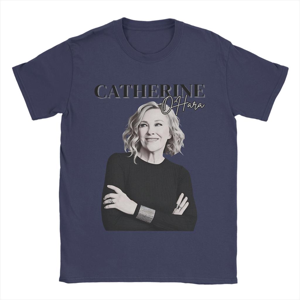 Унисекс Винтажная Футболка Catherine Ohara Хлопковые Топы Смешные Футболки с Коротким Рукавом с Круглым Вырезом 6XL Футболка
