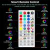 100ft Outdoor LED Rope Lights, IP68 Waterproof 25 Color Changing String Lights with 149 Modes, Warm White&RGB Twinkle Fairy Tube Light for Christmas