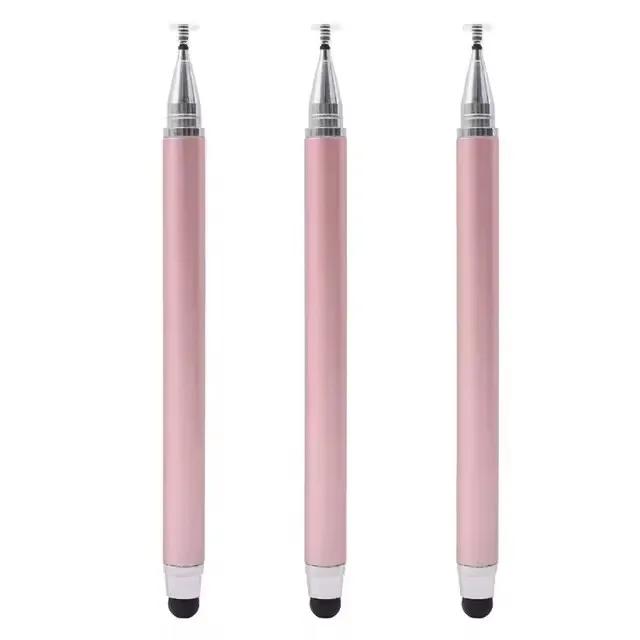 3/1 шт. Универсальная емкостная ручка-стилус 2 в 1 для планшета и мобильного телефона, ручки для рисования для iPhone, Android, всех емкостных сенсорных экранов