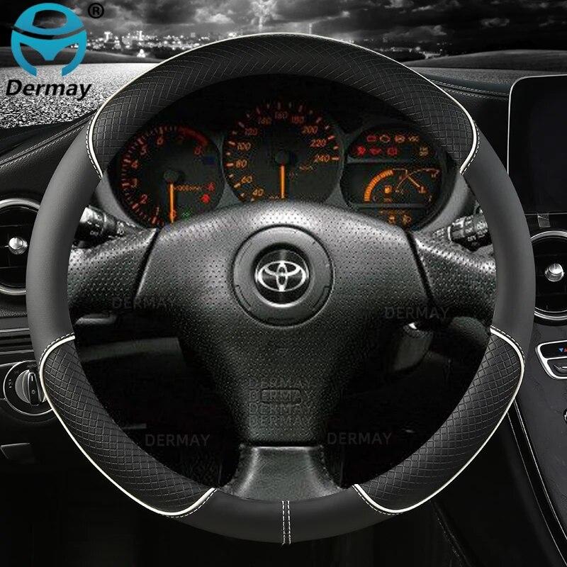 Для Toyota Celica Автомобильный чехол на руль Нескользящая искусственная кожа Автоаксессуары Быстрая доставка