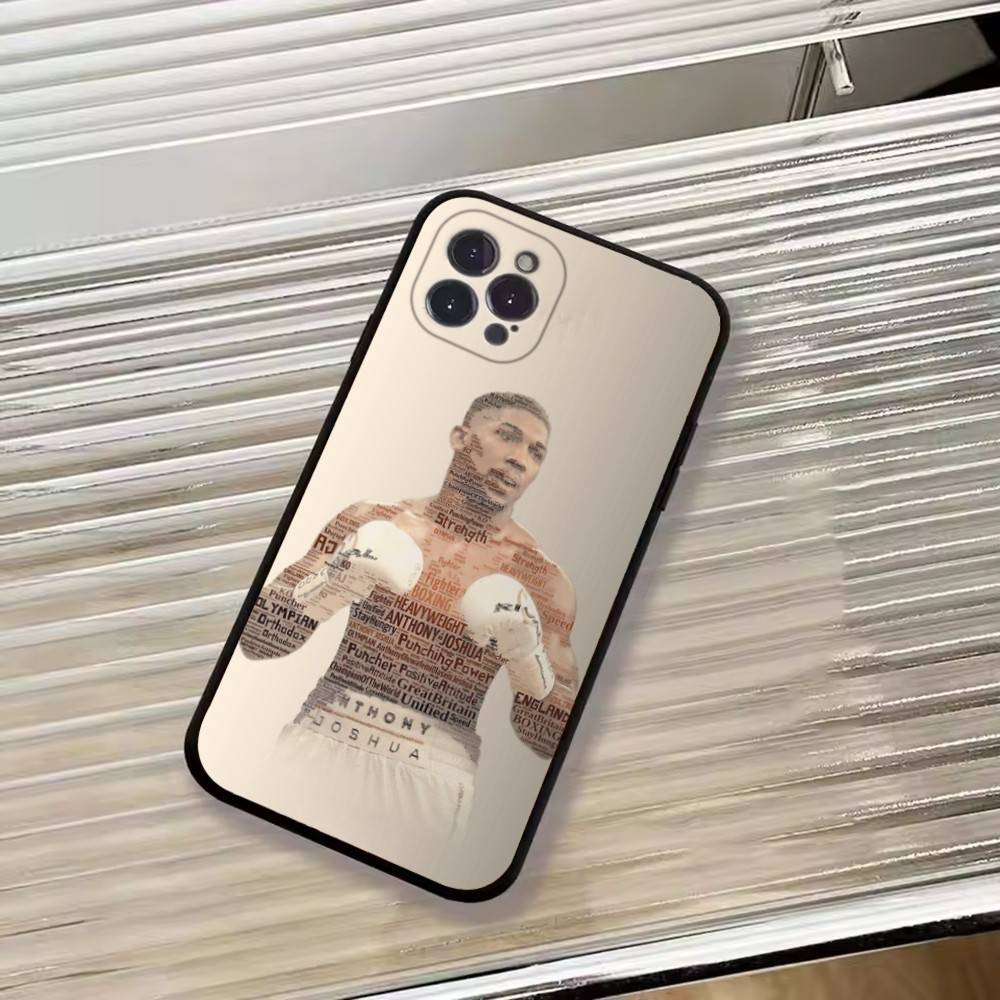 Boxer A-Anthony Joshua Phone Case For iPhone 17,16,15,14,13,12,11 Plus,Pro Max,XS,Soft Silicone Black Cover