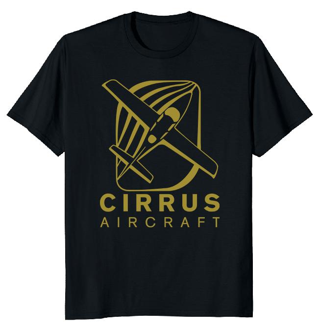 Футболка унисекс с логотипом Cirrus Aircraft