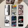 Чехол для телефона с изображением заднего фонаря AE86 из аниме Initial D для Samsung Galaxy S21 S22 S23 S24ULTRA S25ULTRA FE Ultra Plus5G A52S S26 Мягкий чехол