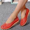 Fashion Women Flats Genuine Leather Fashion Outdoor Designer Shoes Hollow Women Shoe Slip On Nurse Shoes Ballerina Plus Size Shoes Woman