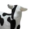 3D Printed Cow Ornament Pass Through Fidget Toy Pass-through Black And White Cow Sculpture for Stress Anxiety Relief