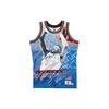 Mitchell & Ness x Just Don Баскетбольная майка Мужская Синяя DJY1PTRY-NYKNG180453PEW