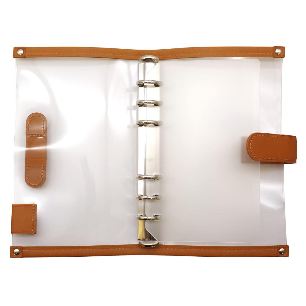 LETS КАНЦТОВАРЫ Прозрачный Системный Органайзер Библия [Красный]