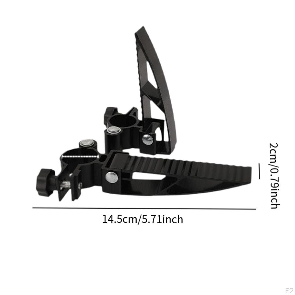 1 пара педалей для рыболовного стула, складные, нескользящие, из алюминиевого сплава, для использования в помещении