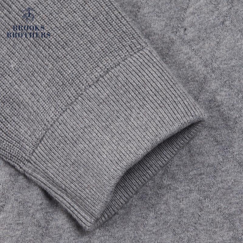 Мужской вязаный джемпер с длинным рукавом и узором аргайл от Brooks Brothers