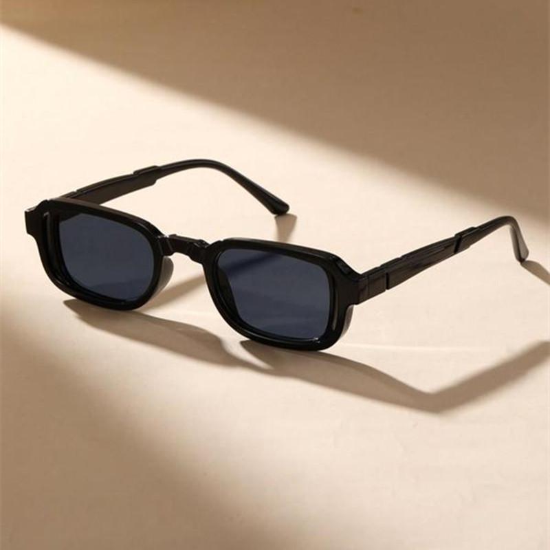 Luxurious Rectangle Sunglasses Women Oval Vintage Brand Designer Square Sun Glasses UV400 Men Shades Female Eyewear Anti-glare
