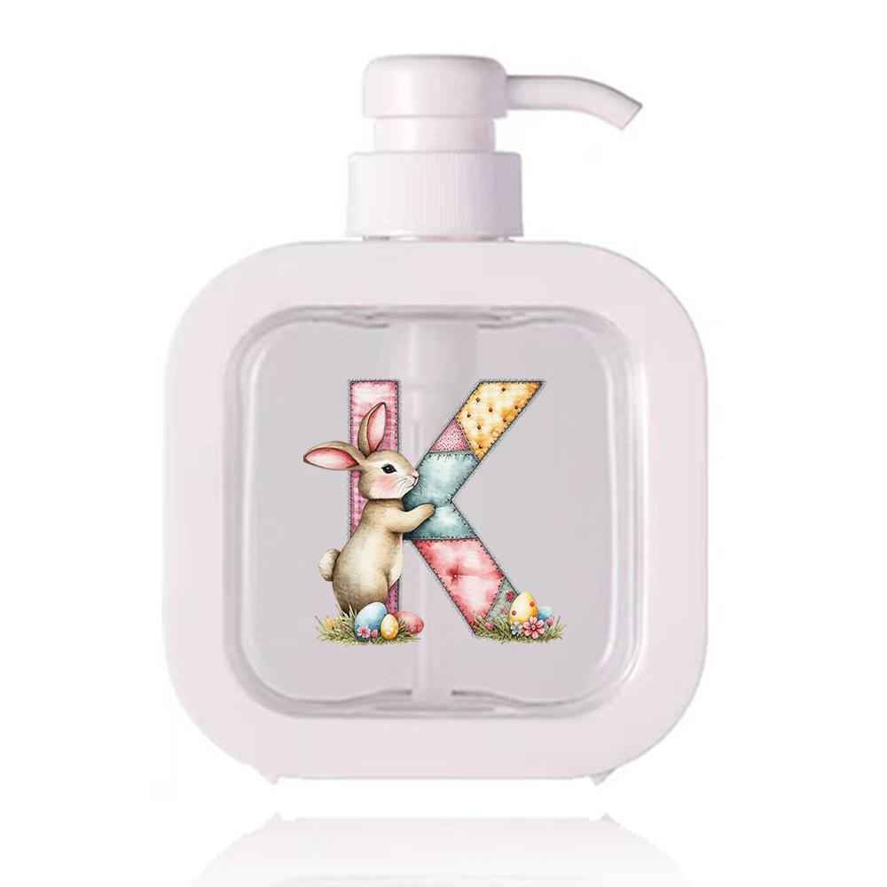 500ml Refillable Lotion Pump Bottle Empty Plastic Dispenser Leakproof Portable for Body Lotion Hand Wash Shower Gel Office Gift