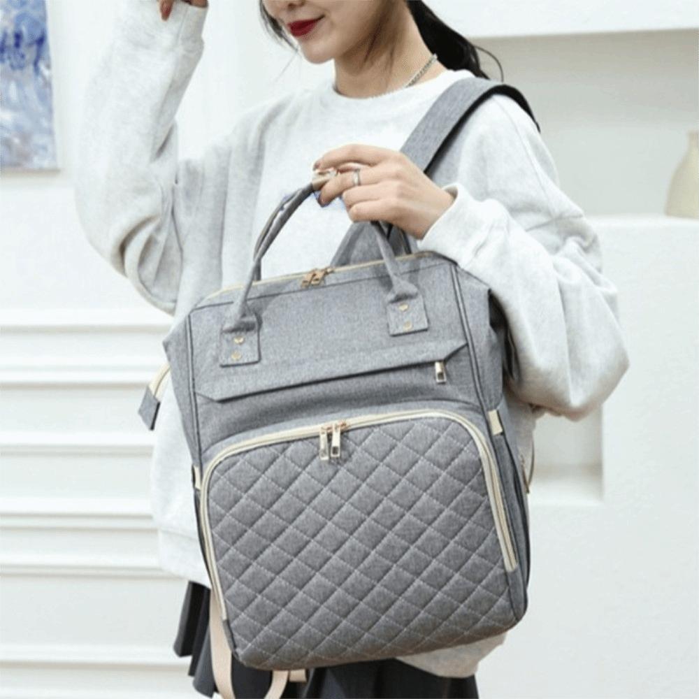 Nylon Diaper Backpack Large Capacity Maternity Travel Bag Multi-functional Nappy Bagpack  Mama
