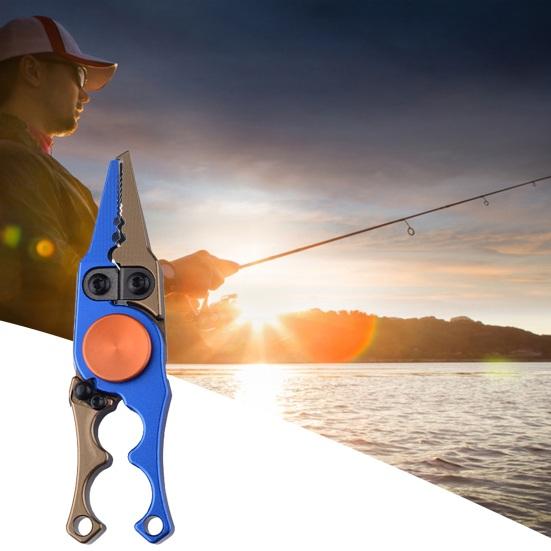 Полезные коррозионностойкие многофункциональные рыболовные плоскогубцы с завязанными крючками, уличный аксессуар