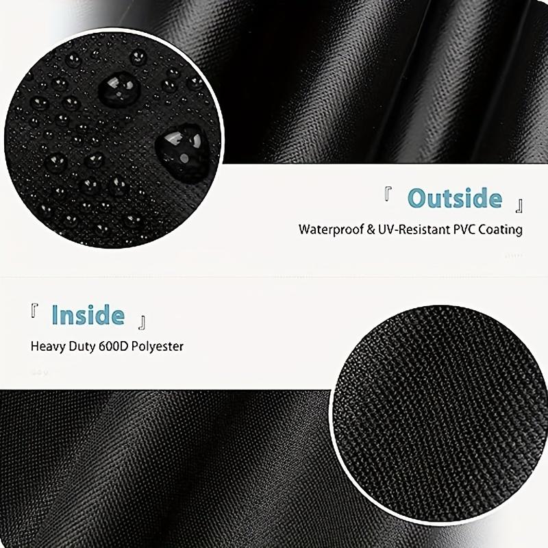 1PC Folding Chair Cover Outdoor Dustproof UV Protection Waterproof Cover Reclining Chair Cover Furniture Case Drawstring Buckle Pocket