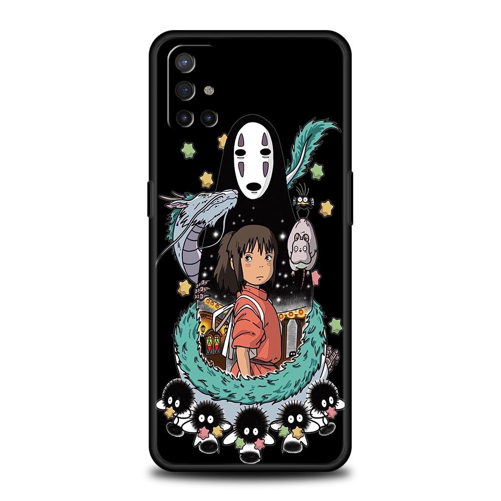 Cute Totoro Spirited Away Miyazaki For OnePlus 9 8 7 7T 10 Pro Phone Case for Oneplus 9RT 9R 8T Nord 2 N100 N200 N10 CE 5G Cover