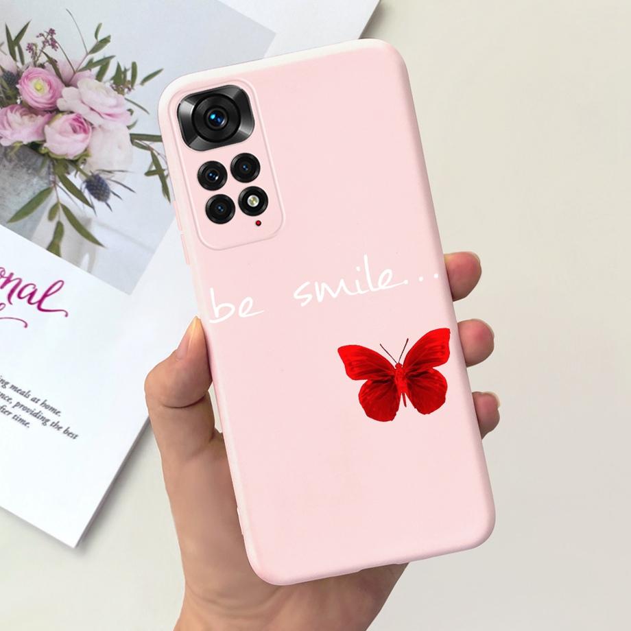 Для Xiaomi Redmi Note 11 4G Чехол Мягкий Жидкий Силикон Милый Кот Прекрасный Бампер Fundas Для Xiaomi Redmi Note 11 Pro Note11s 4G 5G