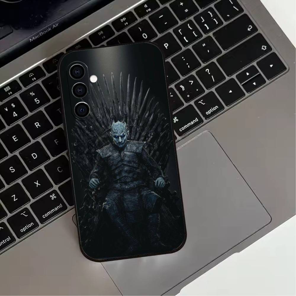 Игра Престолов Чехол для телефона Железный Трон Для Samsung Galaxy A73,A72,A71,A70,A53,A52,A51, Мягкий Силиконовый Черный Чехол