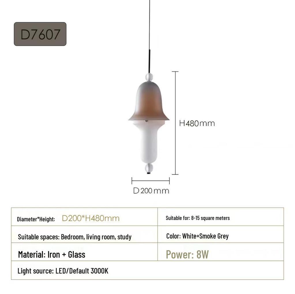 Современные минималистичные скандинавские подвесные светильники для ресторана, прикроватной зоны, бара, выставочного зала - Белый умный дизайнерский свет