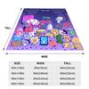 BFDI Inanimate Insanity All Characters Flannel Blankets Soft Throw Blanket for Couch Chair Travel Bedspread Sofa Bed Cover