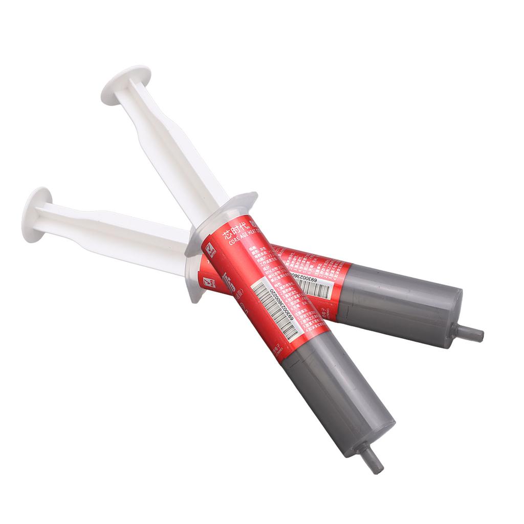 2 шт. Термопаста Силиконовая смазка Состав Шприц Дизайн Аксессуар для ЦП Компьютера