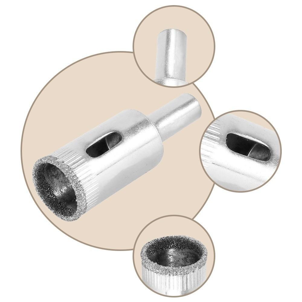 Diamond Drill Bits Drilling Crown Electroplated Glass Hole Saw  Tile Marble Ceramic