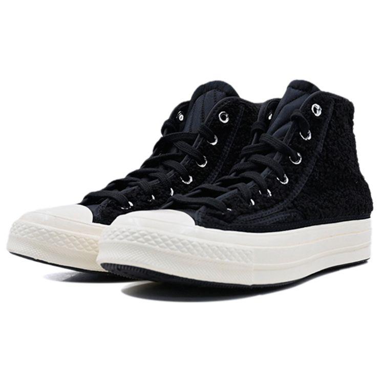 Converse Черные кроссовки унисекс Chuck 70 Varsity High Sherpa Egret 172005C