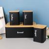 Kitchen Canisters Set Countertop Bread Box Practical Multipurpose Food Storage Container Farmhouse