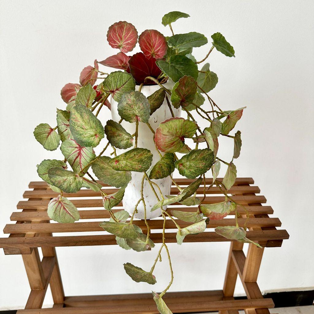 Artificial Spectabilis Malus Leaf Plant For Living Room And Decoration Balcony