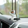 Creative Astronaut Car Pendant Rearview Mirror Pendant Back Packaging Accessory Car Accessories Interior